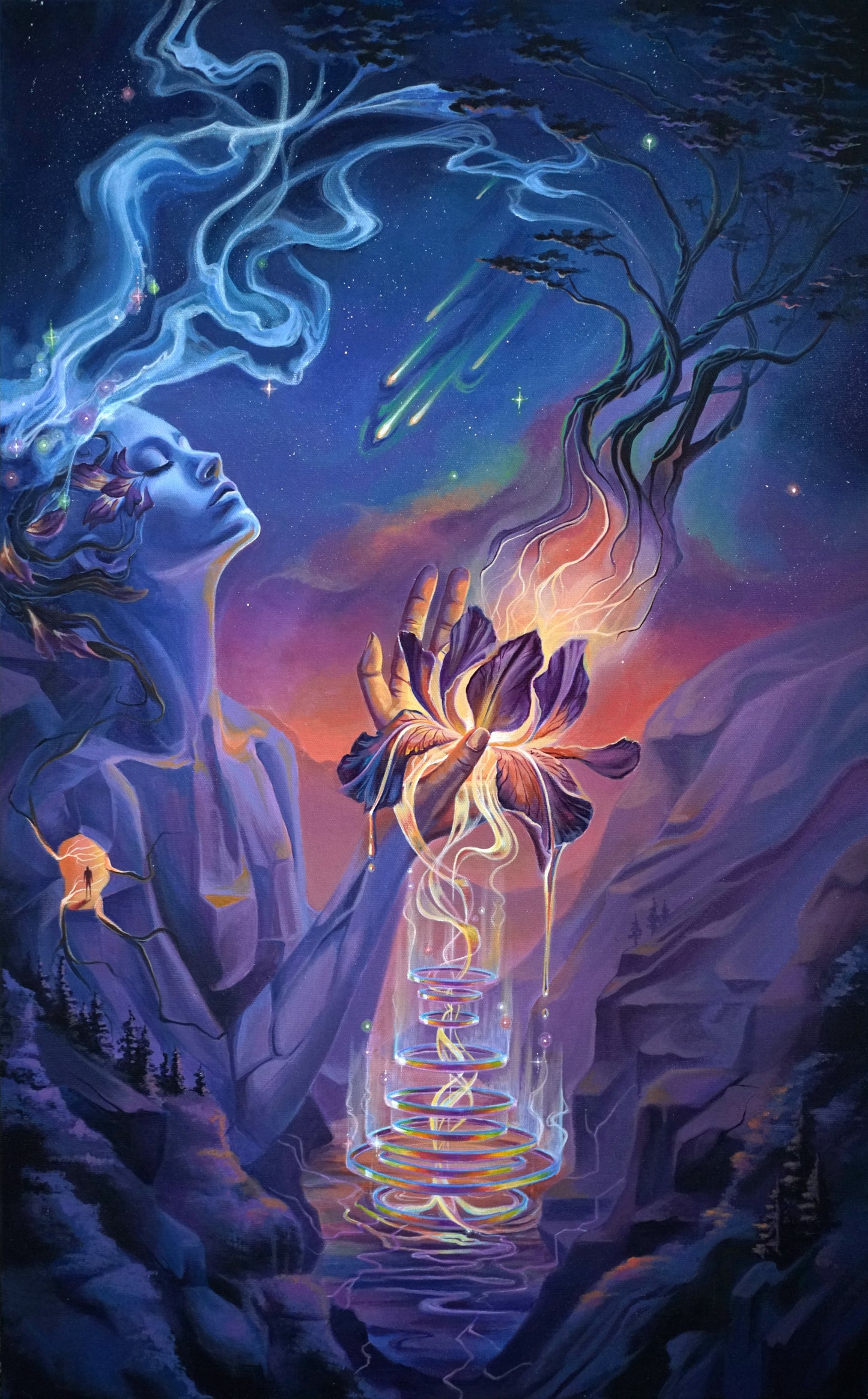 Held By The Unseen - 21 x 13 by Shannon Miguela (Canvas Print)