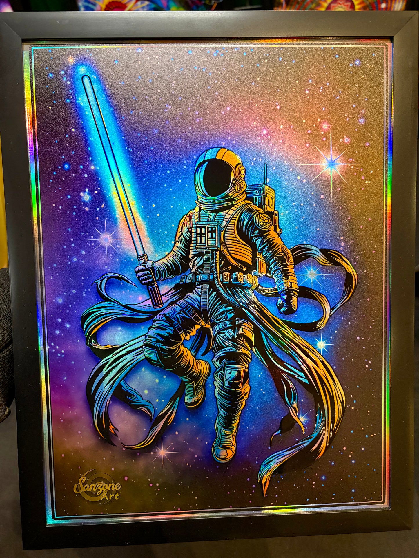 *Holo Foil Prints - 9x12” - 12 x 9 by Sanzone Art (Poster Print)