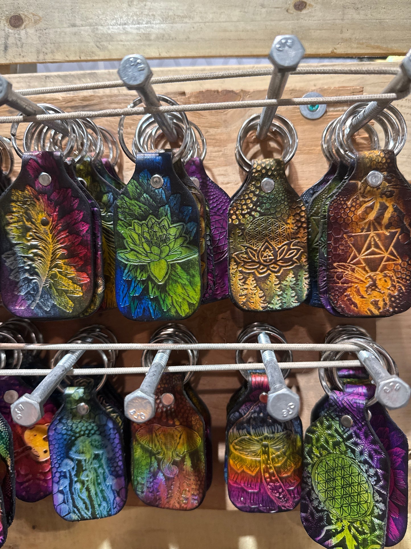 *Leather Keychain by Art in Session (Accessory (pins, patches, etc))
