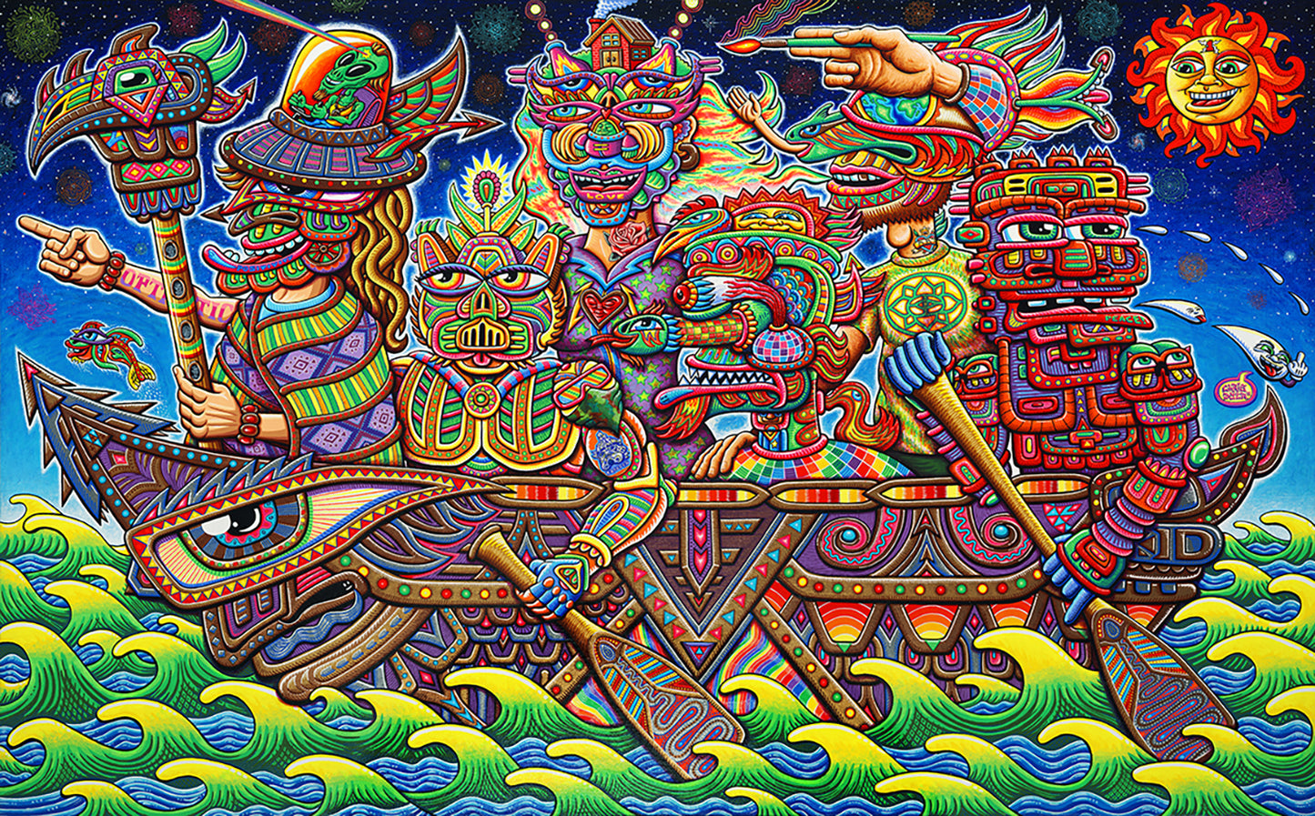 Optimystics Journey - 15 x 24 by Chris Dyer (Canvas Print)