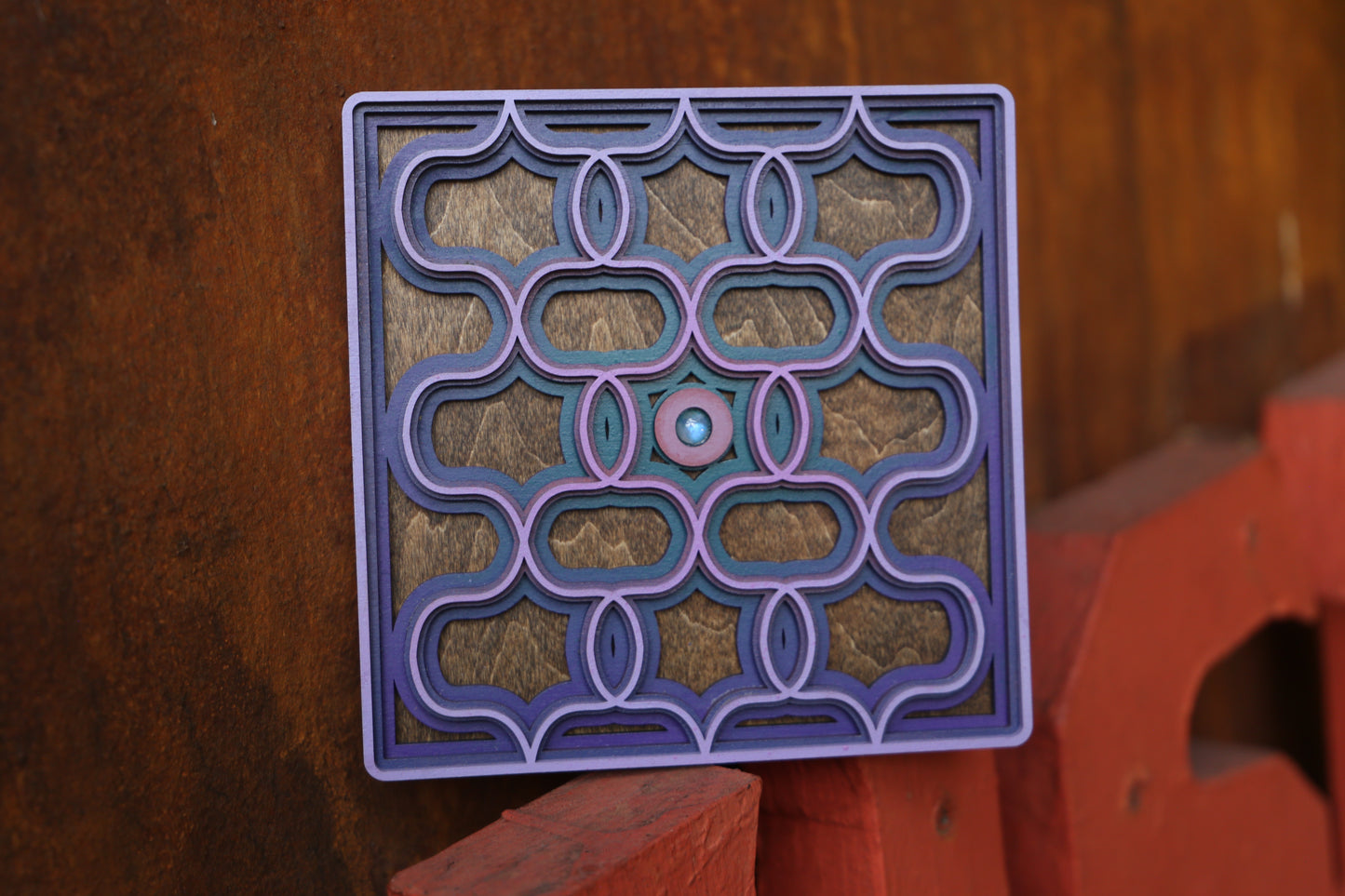 Acid For Angels - Ocean Sunrise - 6 x 6 by Subloominal (3D Sculpture)