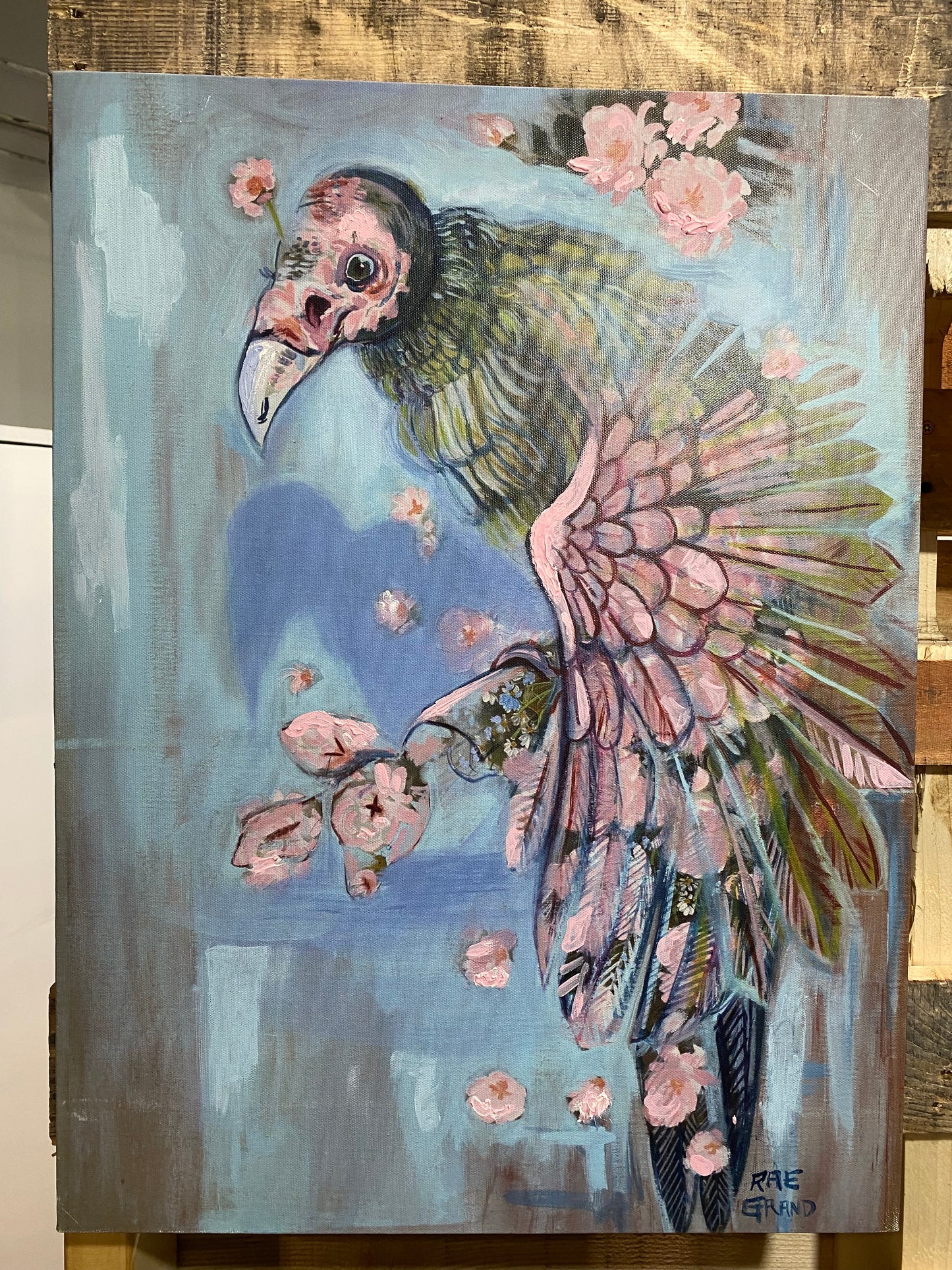 *Vulture Culture Embellished - 18 x 24 by Rae Grand (Other)