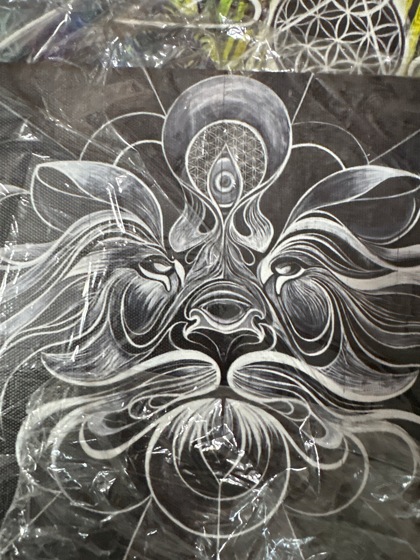 Primal Energy - 8 x 8 by Eye of Swiger (Canvas Print)