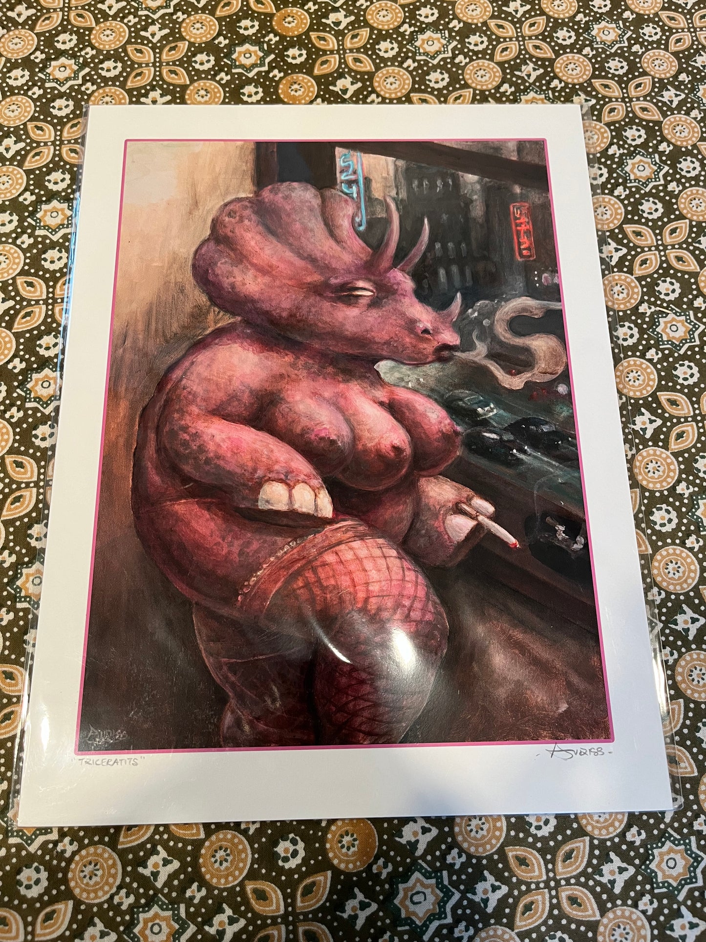 *Triceratits - 16 x 12 by Josh Audiss (Poster Print)