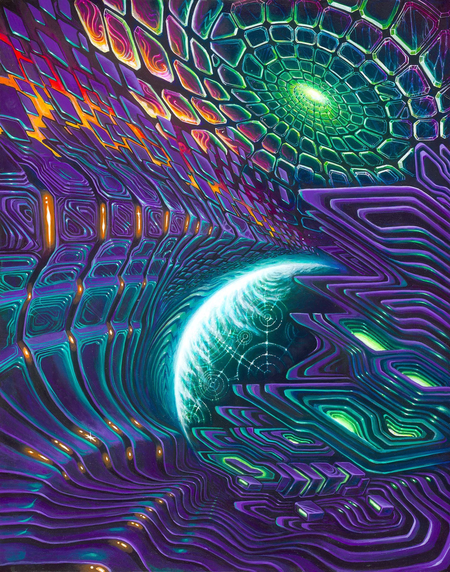 Flow Forms - 15 x 20 by Sean Zenner (Canvas Print)