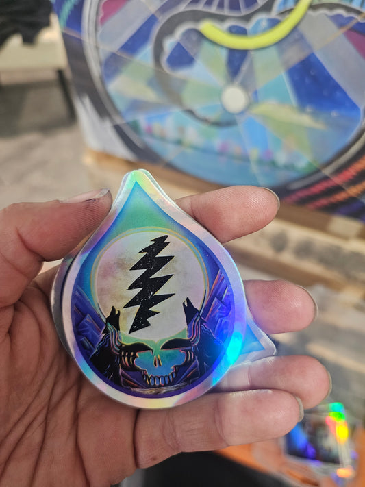 *Peyote coyote sticker - 4 x 3 by VioletIris (Stickers)