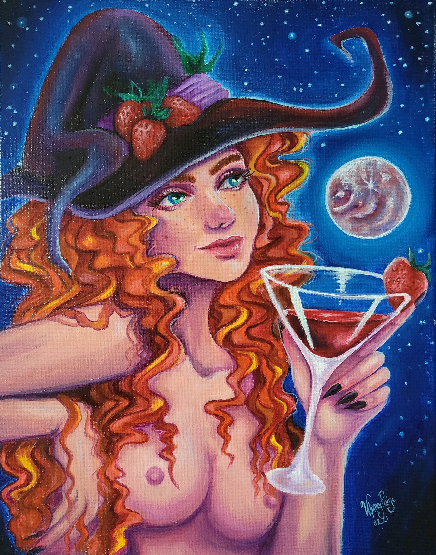 *Midnight Martini - 11 x 8.5 by Whitney Paige (Poster Print)