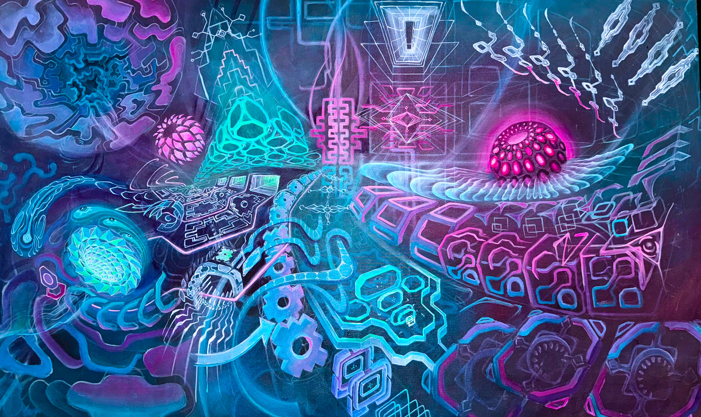 *Tela Visión - 36 x 60 by Atlas1618 (Original)