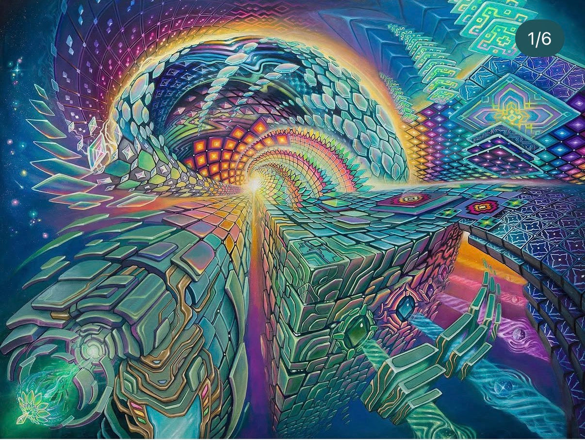Organic mechanics  - 15 x 20 by Sean Zenner (Canvas Print)