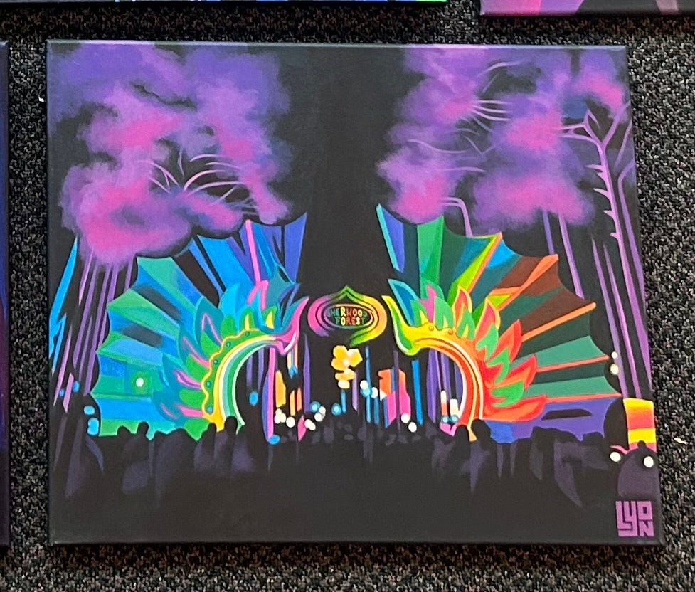 *Purple Sherwood Forest  - 16 x 20 by Lyon  (Original)
