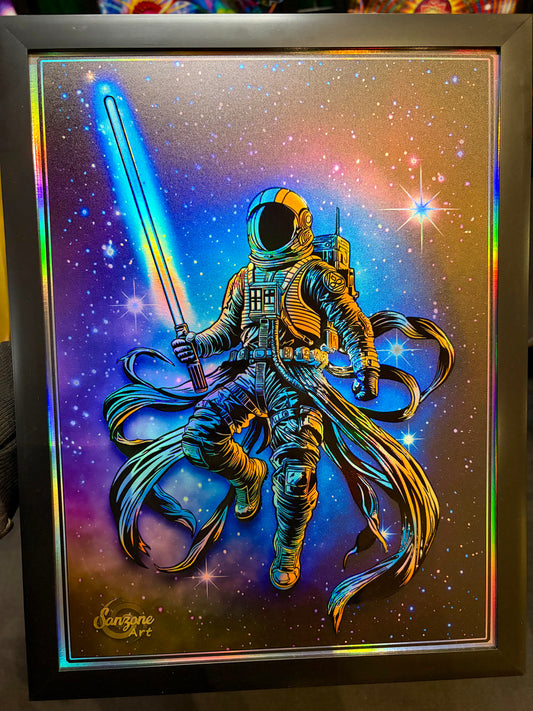 *Holo Foil Prints - 9x12” - 12 x 9 by Sanzone Art (Poster Print)