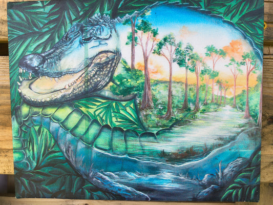 Forever Glades - 8 x 10 by Ania Amador (Canvas Print)