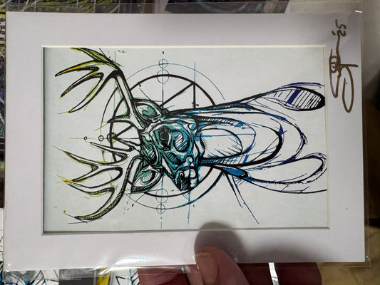 Deer - 4 x 6 by Eye of Swiger (Poster Print)