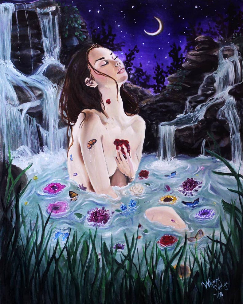 *Sanctum Aquarius - 14 x 11 by Whitney Paige (Poster Print)