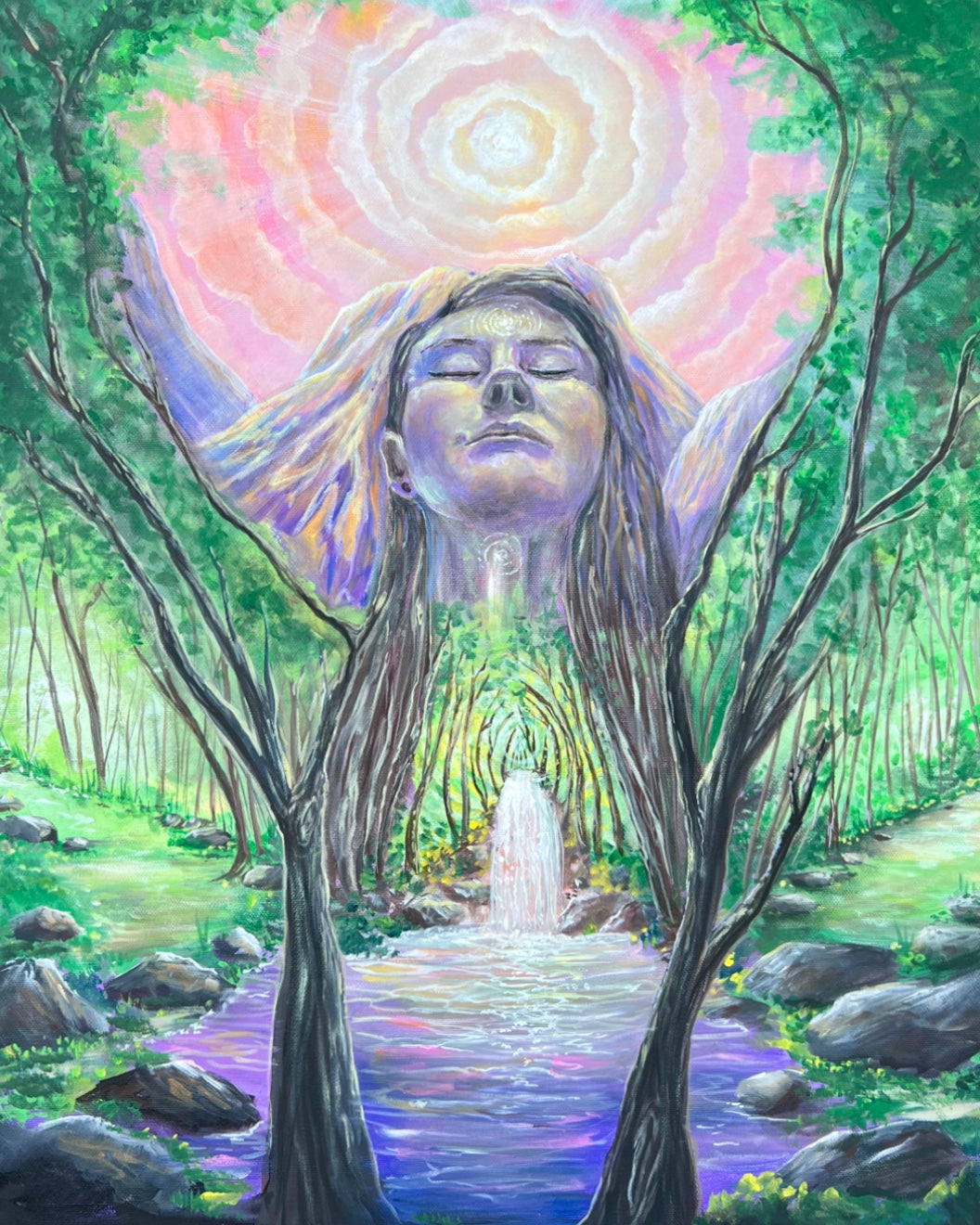 One with Nature - 8 x 10 by Ania Amador (Canvas Print)