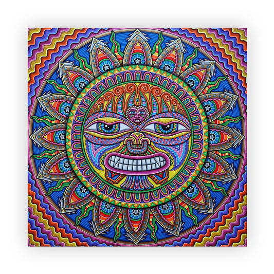 Taita Inti - 12 x 12 by Chris Dyer (Canvas Print)