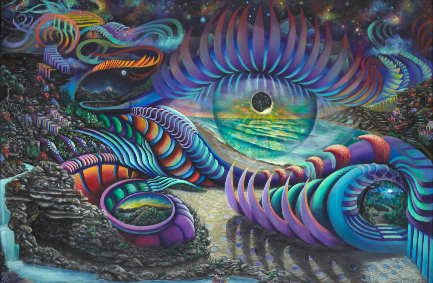 Quantamly Entangled - 16 x 24 by VioletIris (Canvas Print)