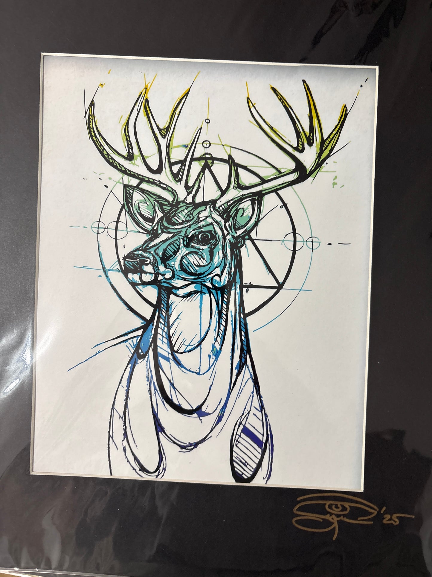 Deer - 8 x 19 by Eye of Swiger (Poster Print)