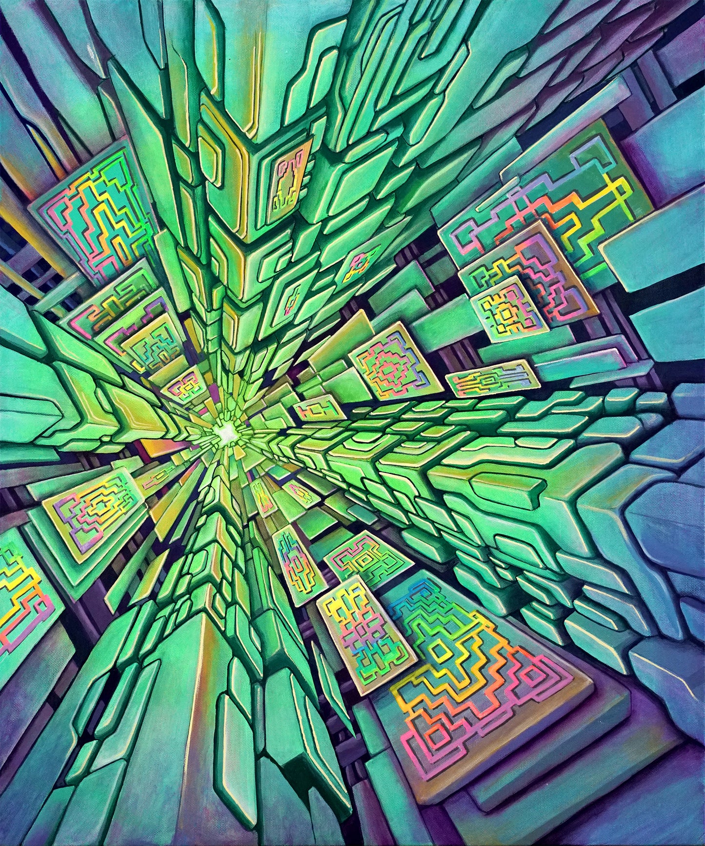 Hyperspace - 24 x 20 by Sean Zenner (Poster Print)