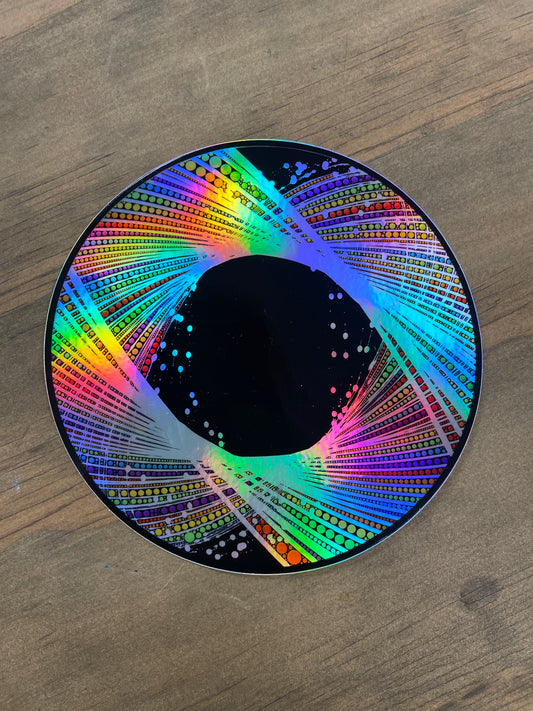 *Black Mirror - 5 x 5 by Brandon Rollin (Stickers)