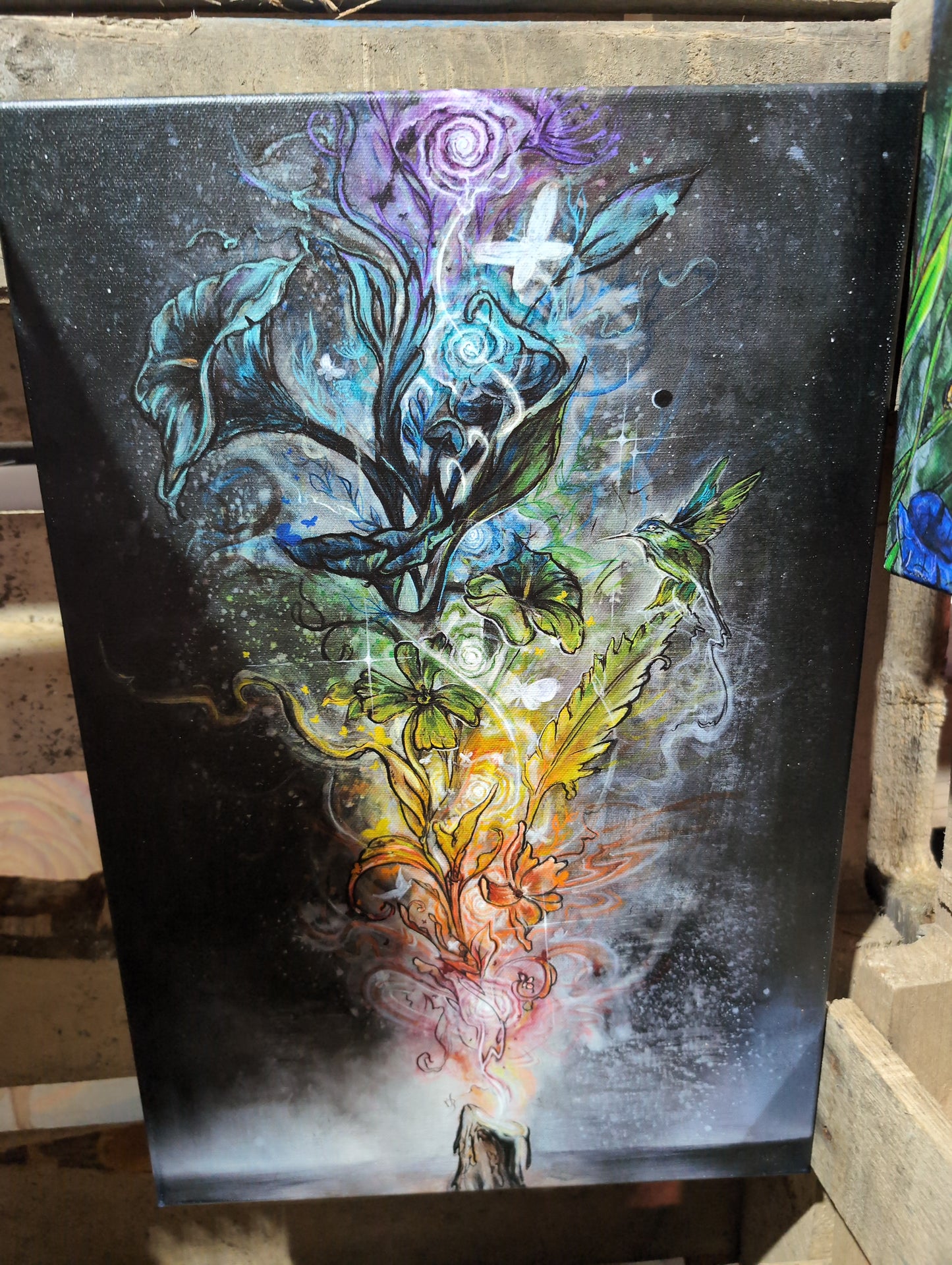 Synergy  - 12 x 18 by Fae of Ilaria  (Canvas Print)