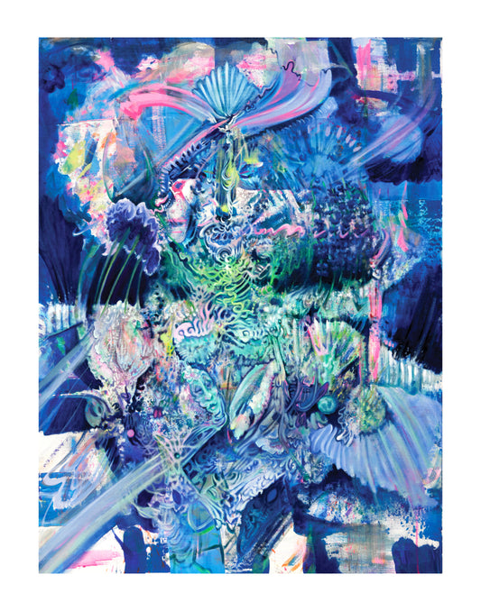 Shakti - 14 x 11 by Katie Fogg (Canvas Print)