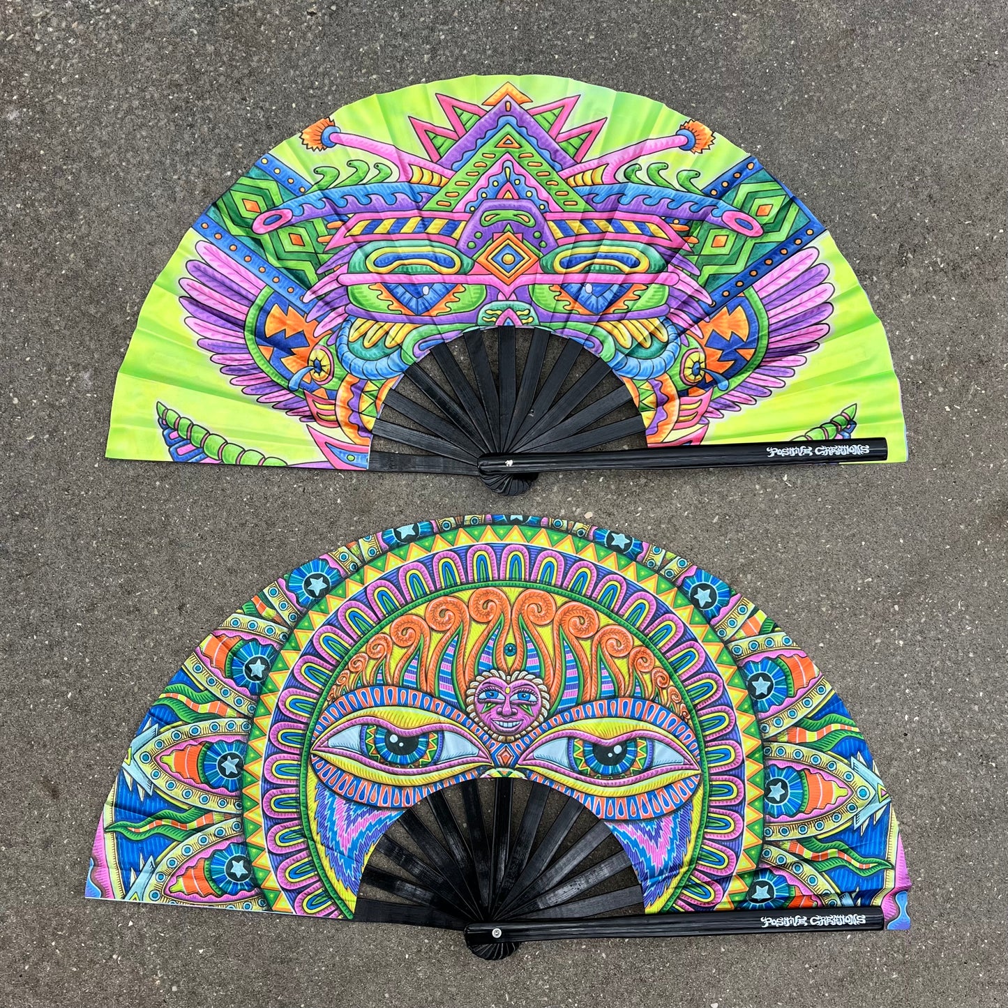 *Festival Folding Fans - 15 x 24 by Chris Dyer (Accessory (pins, patches, etc))