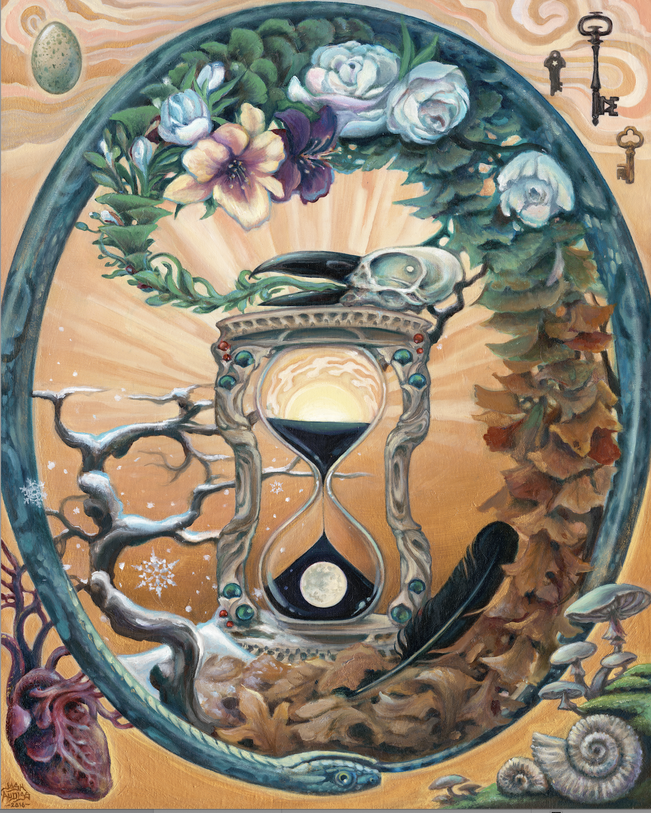 Sojourn - 20 x 16 by Josh Audiss (Canvas Print)