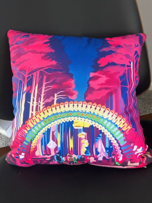 *Pink Sherwood Pillow  - 16 x 16 by Lyon  (Other)
