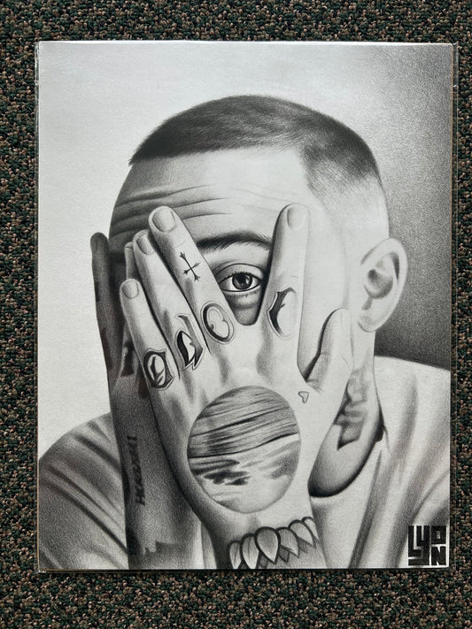 Mac Miller  - 14 x 11 by Lyon  (Poster Print)