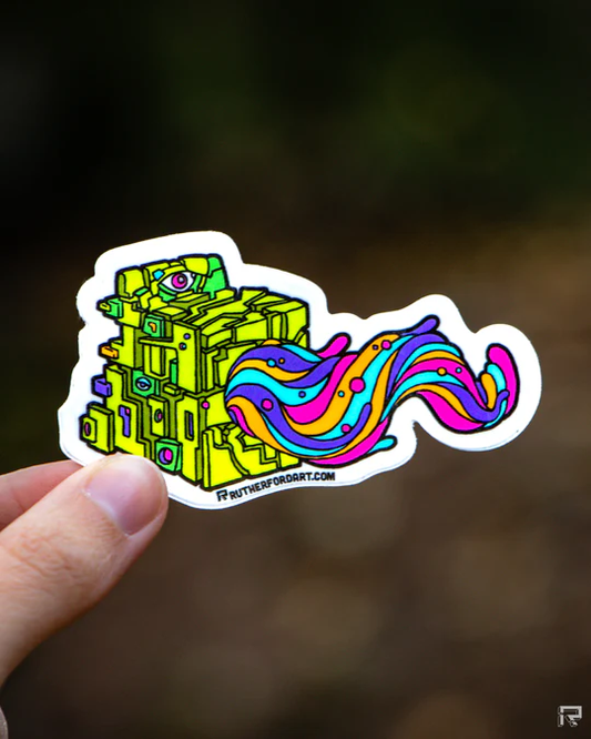 Woke Washer - 1.9 x 3.3 by Rutherford (Stickers)