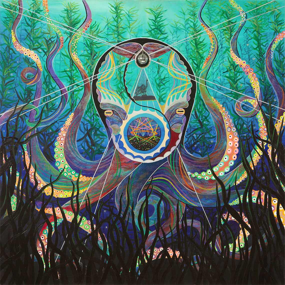 Lost in the sauce - 10 x 10 by VioletIris (Canvas Print)