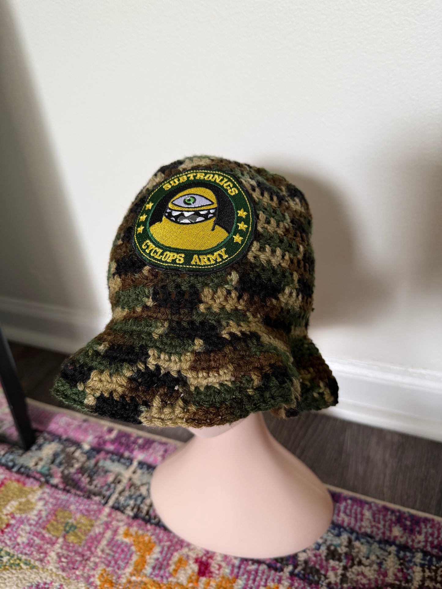 *Camo Cyclops Bucket - Small by Wubby Wares (Apparel)