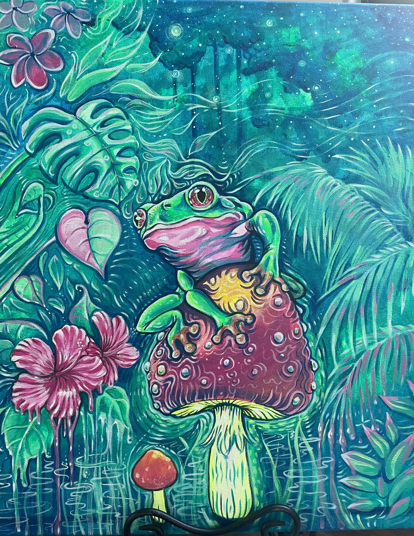 *Tree Frog - 20 x 16 by Ashley Simota (Original)