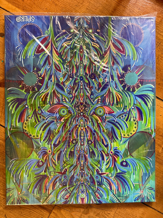 “Mystiqcaliyu” Giclèe  - 20 x 16 by Spero  (Canvas Print)