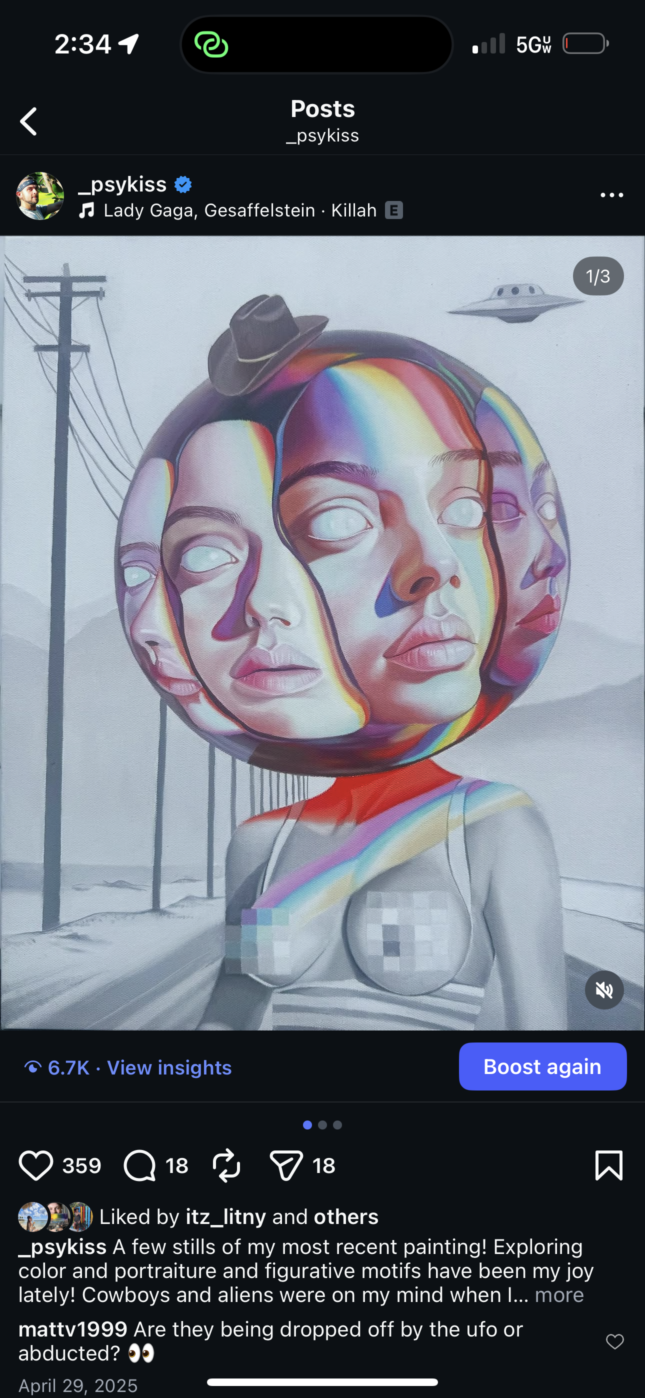 *Take me home - 11 x 15 by Psykiss (Canvas Print)