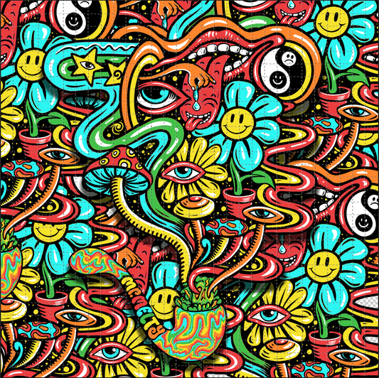 *Pipe Dream Blotter - 8 x 8 by Mr. Melty  (Poster Print)