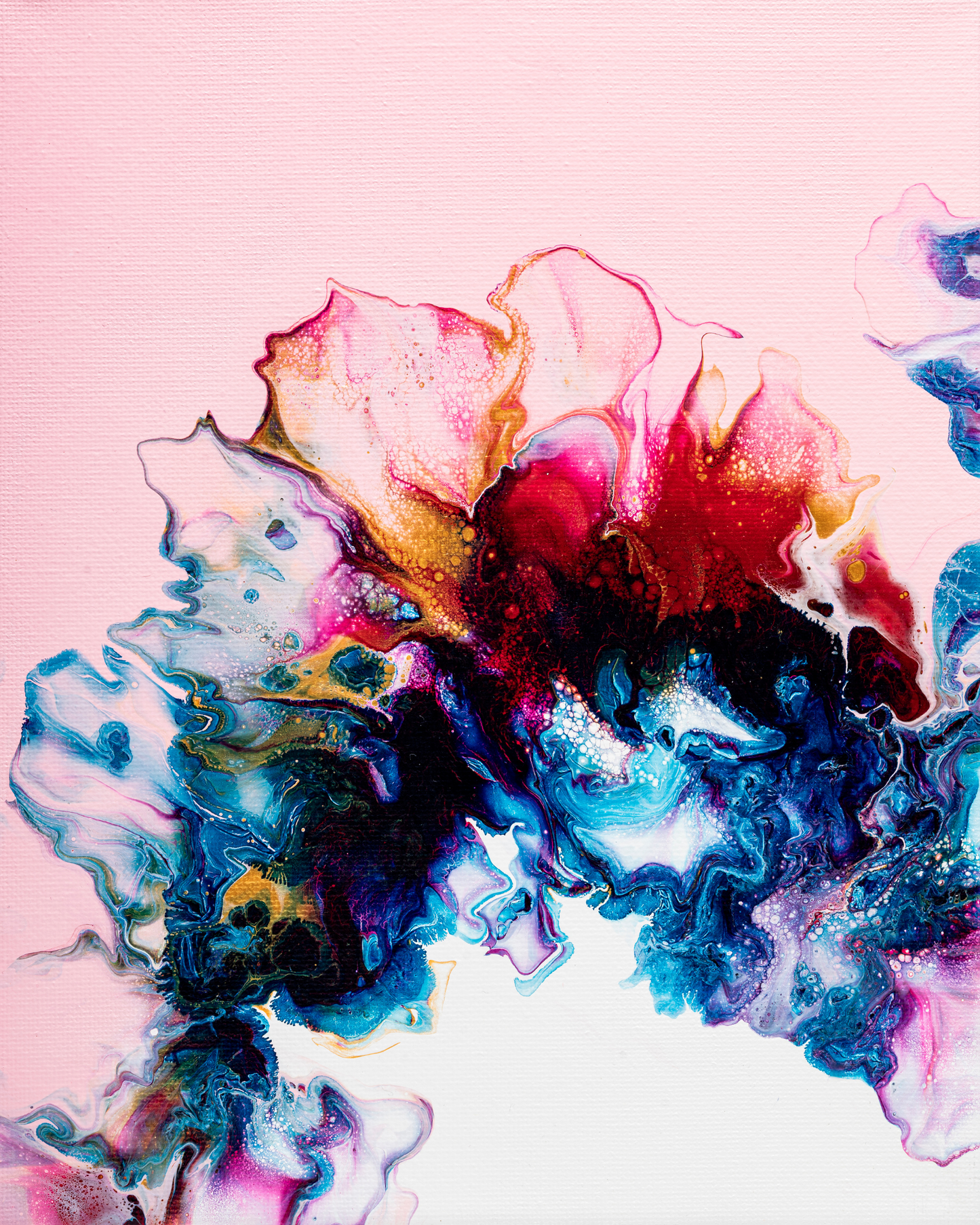 Pink Dream (Left) - 8 x 10 by VCee's Art (Canvas Print)