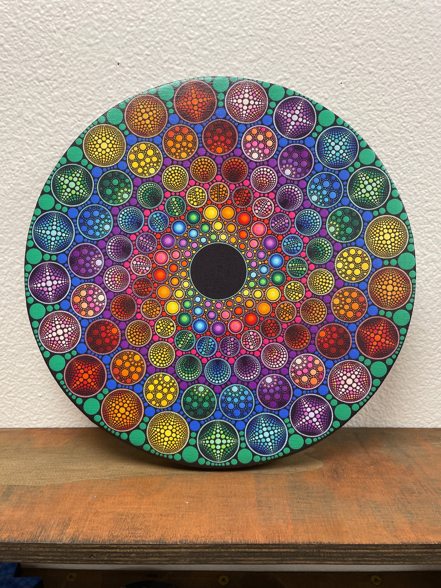 Orbital Void - 12 x 12 by Brandon Rollin (Canvas Print)