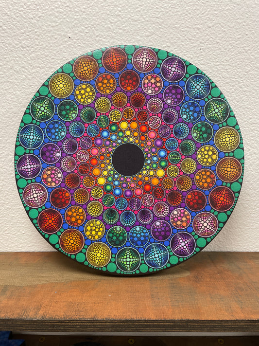 Orbital Void - 12 x 12 by Brandon Rollin (Canvas Print)