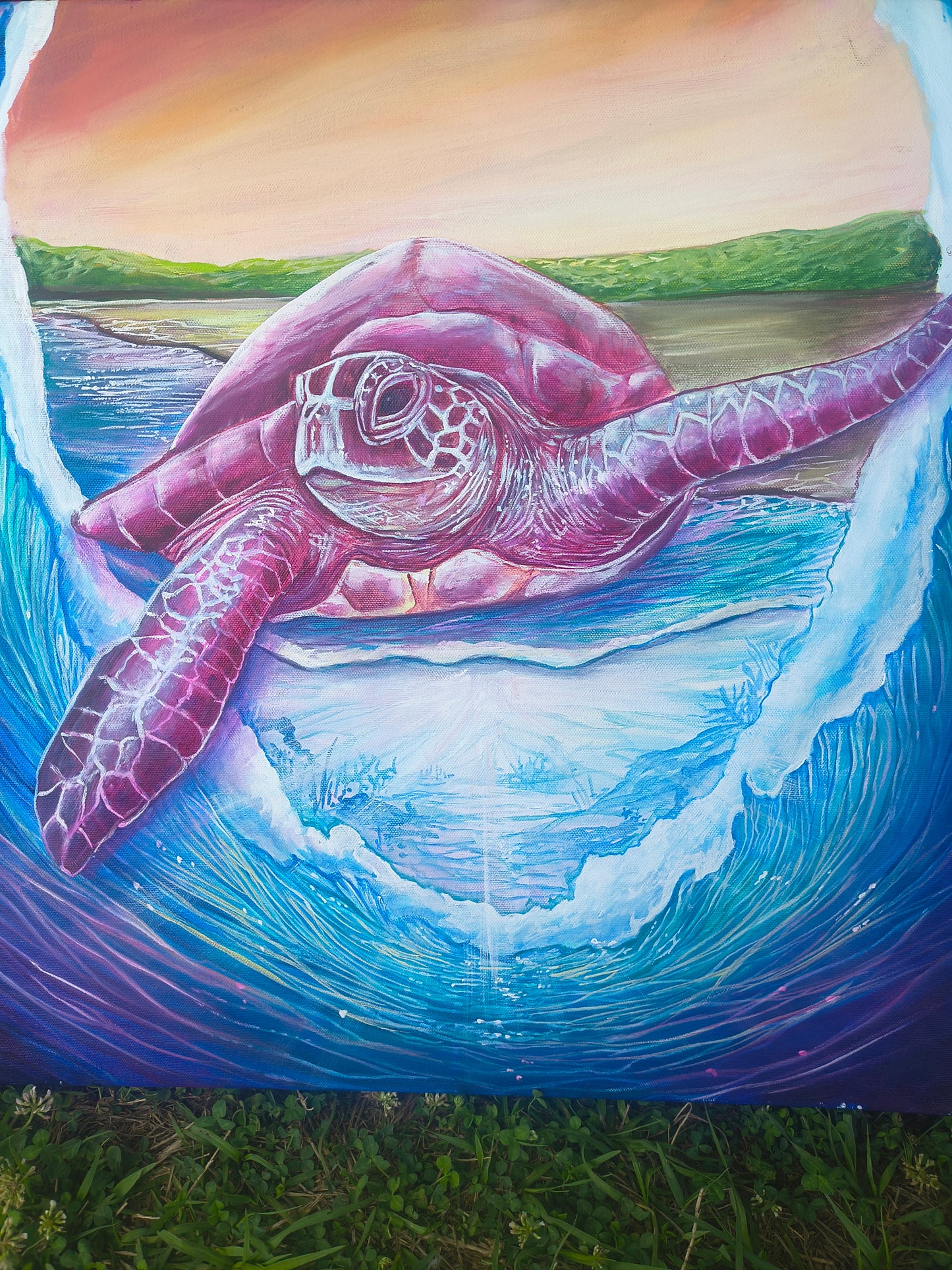 *Upward and onward - 20 x 20 by Ania Amador (Original)