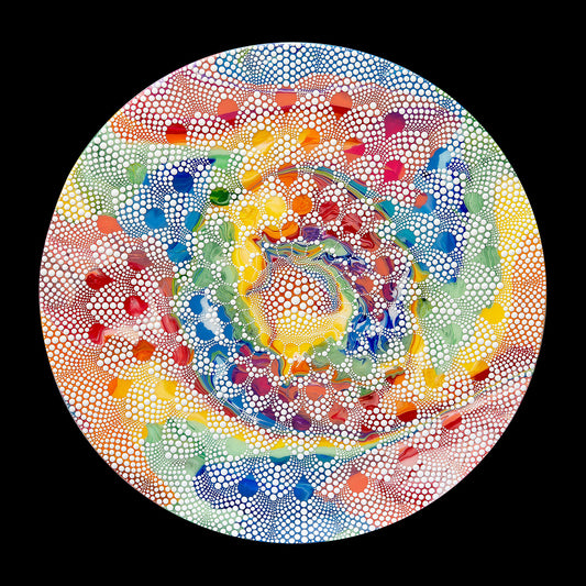 Floral Circus - 22 x 22 by Brandon Rollin (Canvas Print)