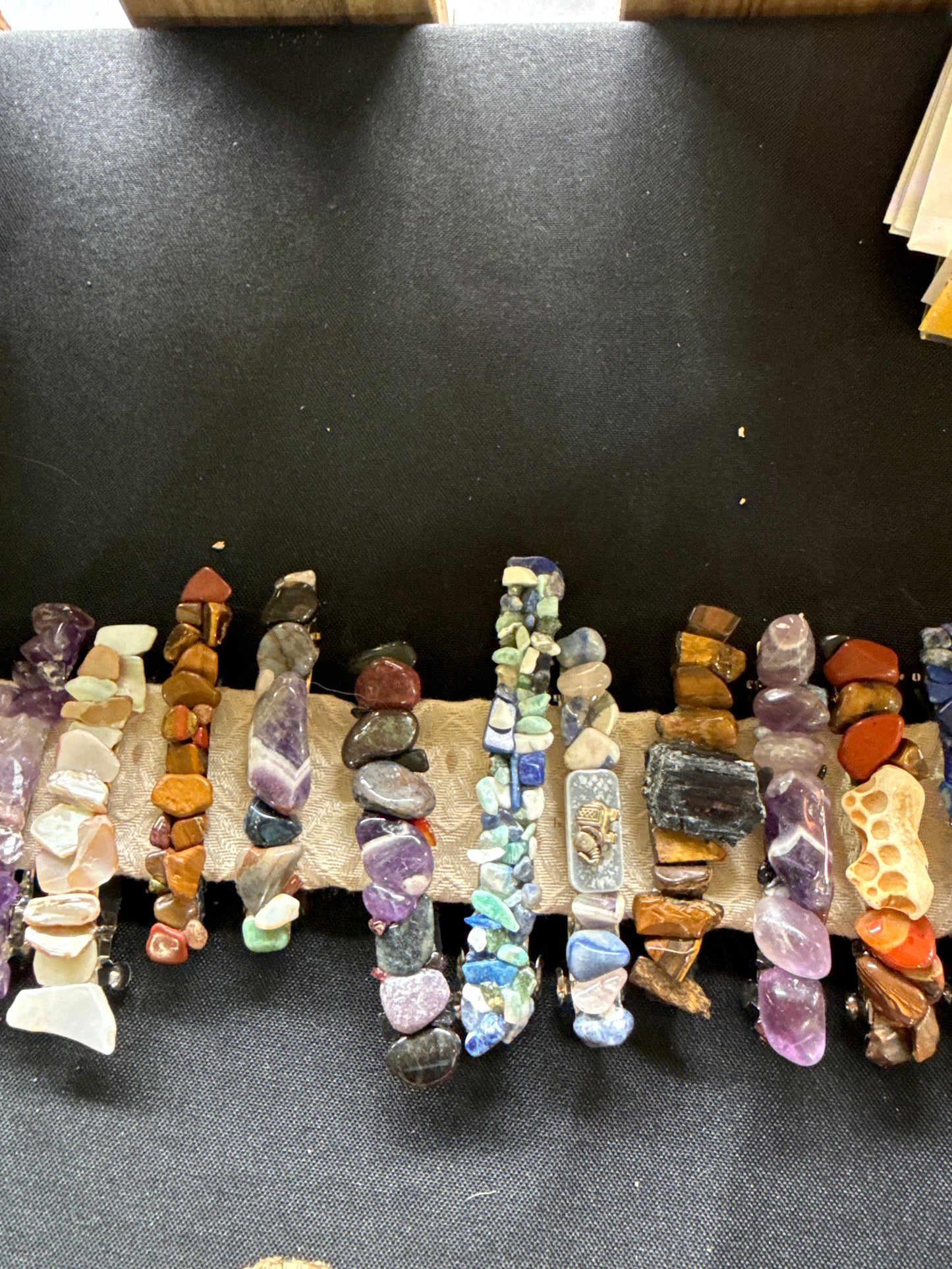 *Regular sized gemstone hair clips - 1 x 4 by Art in Session (Accessory)