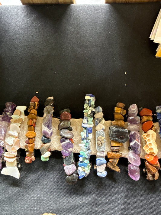 *Regular sized gemstone hair clips - 1 x 4 by Art in Session (Accessory)
