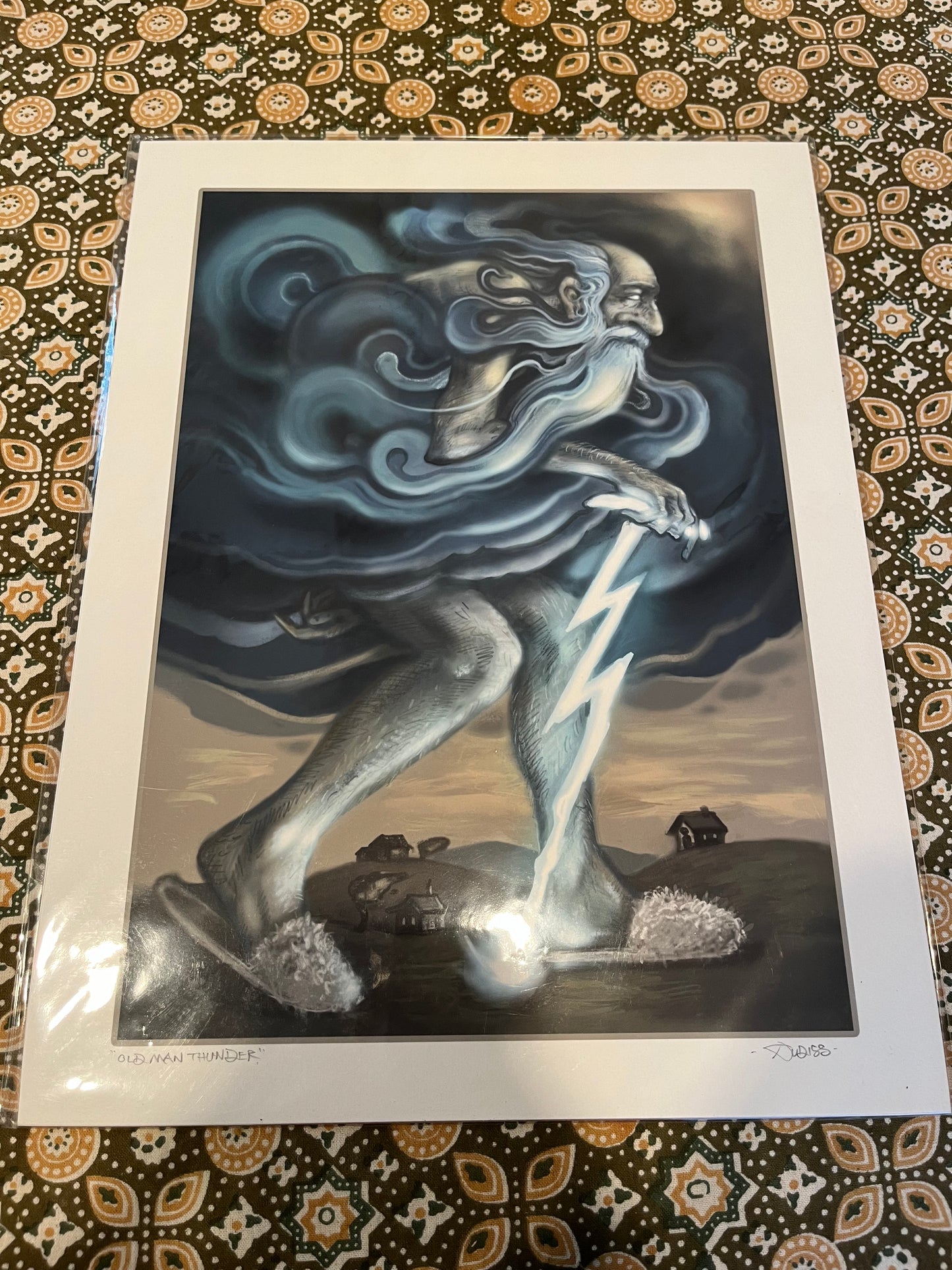 *Old Man Thunder - 16 x 12 by Josh Audiss (Poster Print)