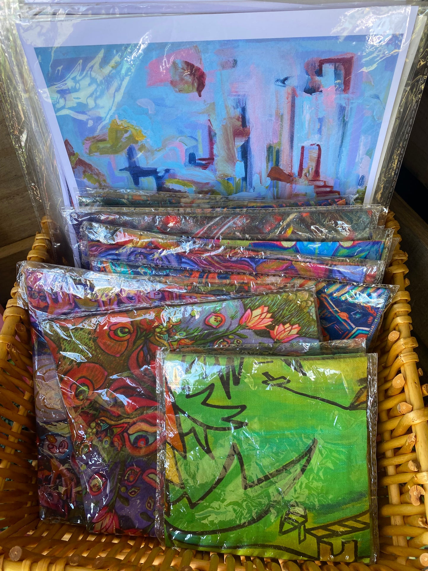 *3 print or bandana deal  - 14 x 11 by Rae Grand  (Poster Print)