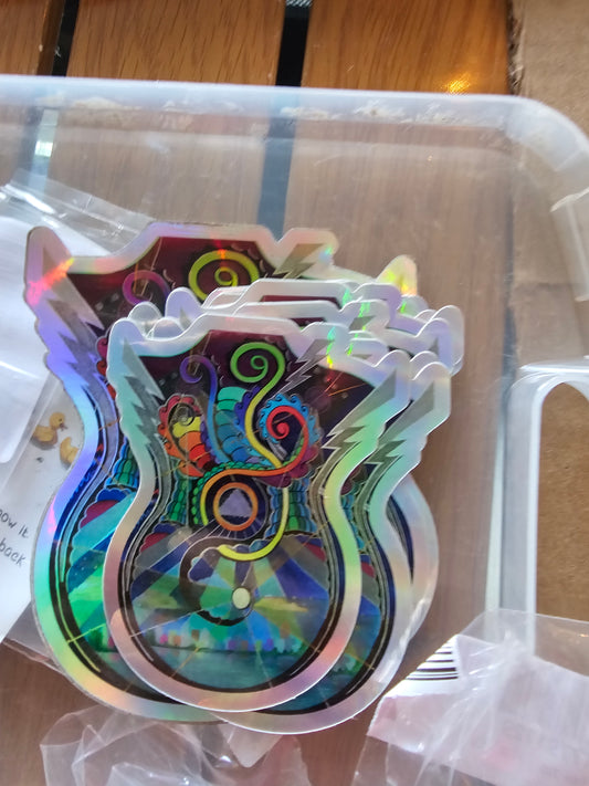 *Speakerbox Vibrations Sticker - 3 x 2 by VioletIris (Stickers)