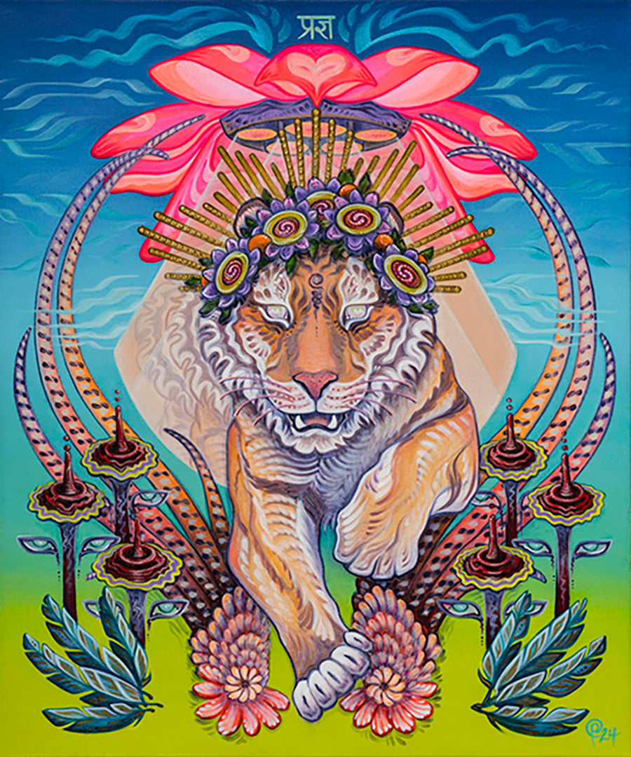 *Tiger Portal - 24 x 20 by Paulina Casati (Original)