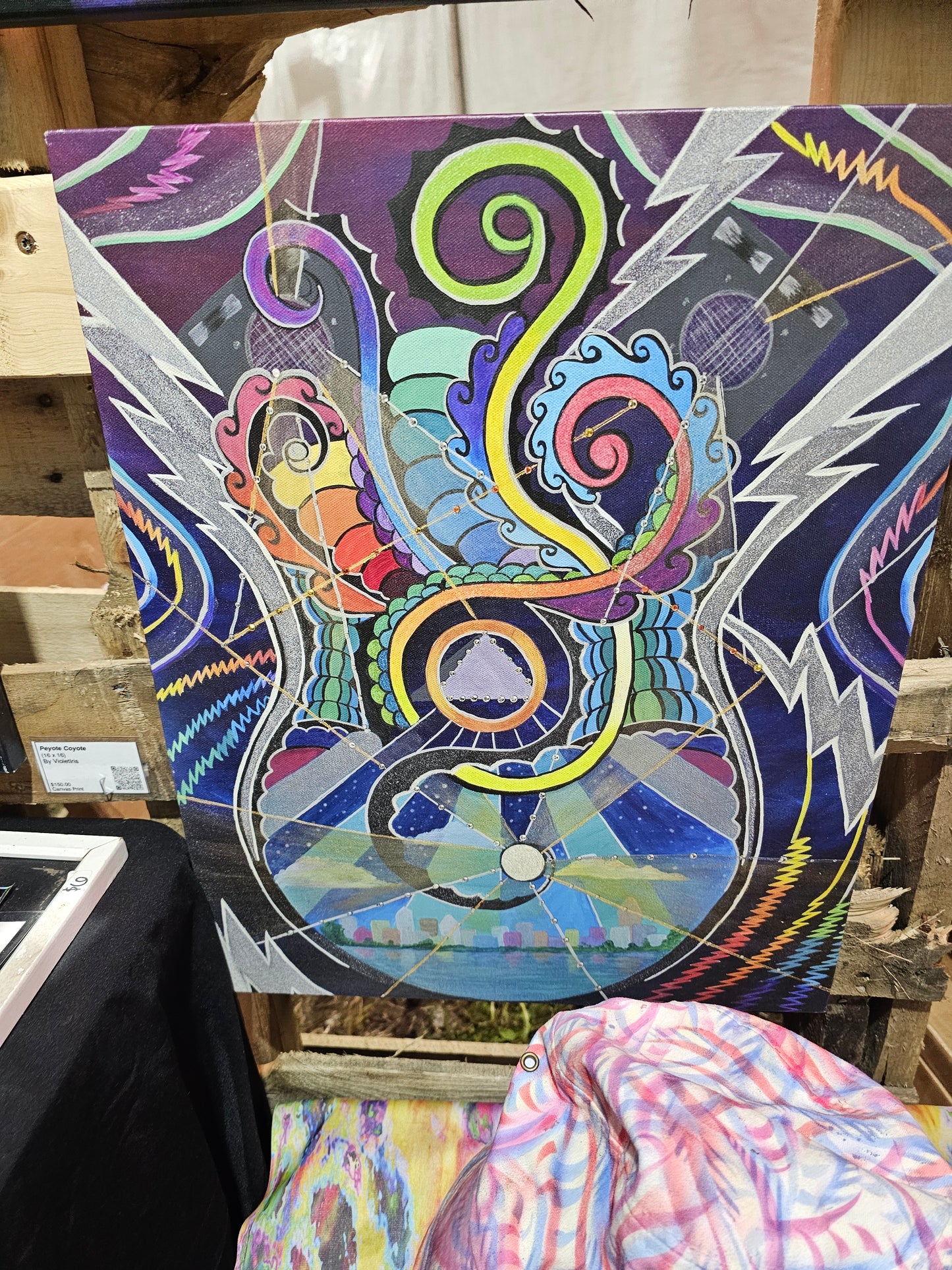 Speakerbox Vibrations - 20 x 16 by VioletIris (Canvas Print)