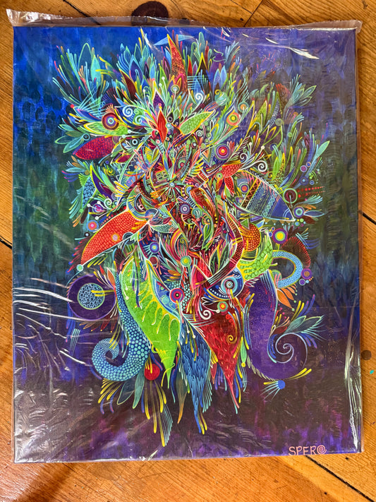 “Moyomomoja” Giclèe  - 20 x 16 by Spero  (Canvas Print)